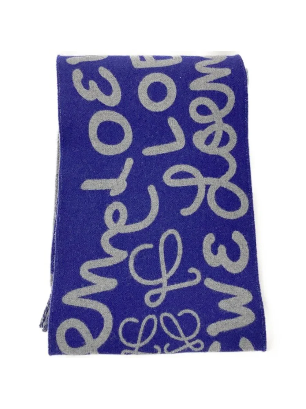 Loewe Wool Cashmere Reversible Scarf